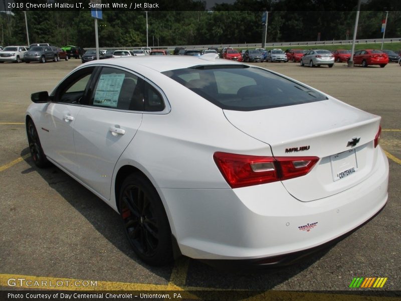 Summit White / Jet Black 2018 Chevrolet Malibu LT