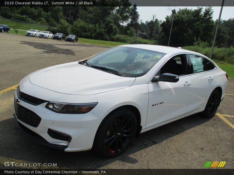 Summit White / Jet Black 2018 Chevrolet Malibu LT
