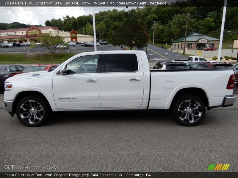  2019 1500 Long Horn Crew Cab 4x4 Ivory Tri–Coat