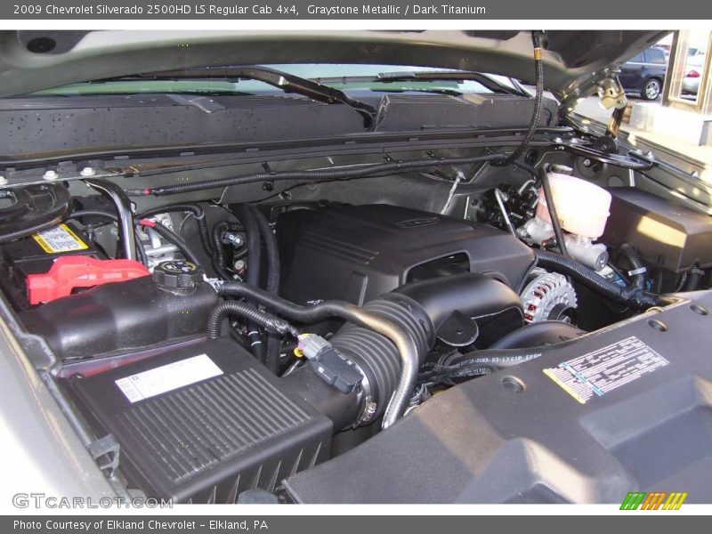 Graystone Metallic / Dark Titanium 2009 Chevrolet Silverado 2500HD LS Regular Cab 4x4