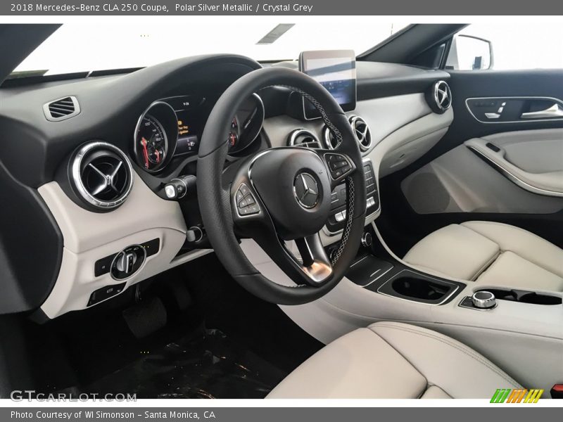 Polar Silver Metallic / Crystal Grey 2018 Mercedes-Benz CLA 250 Coupe