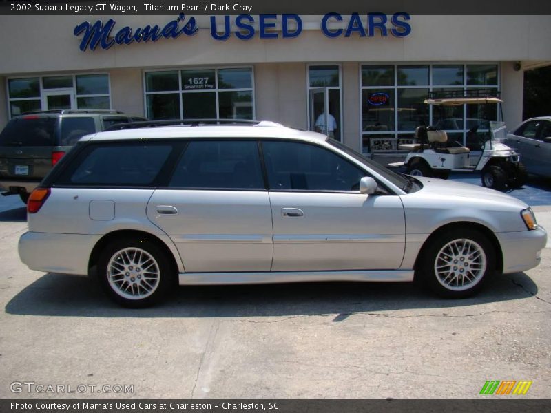 Titanium Pearl / Dark Gray 2002 Subaru Legacy GT Wagon