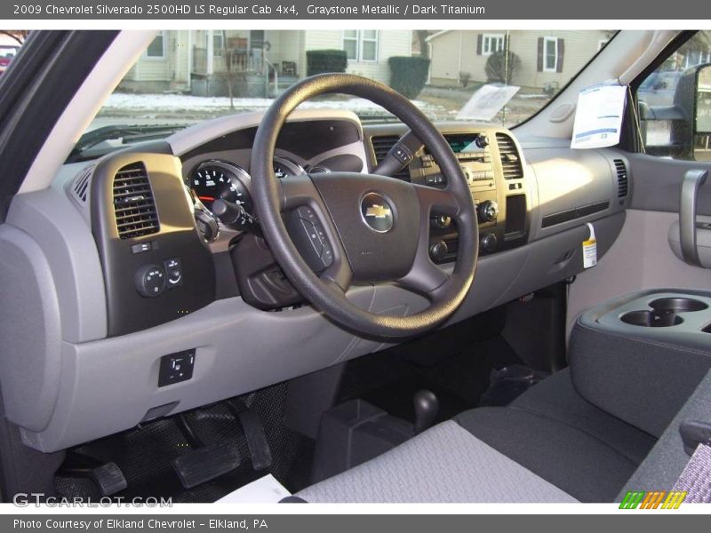 Graystone Metallic / Dark Titanium 2009 Chevrolet Silverado 2500HD LS Regular Cab 4x4