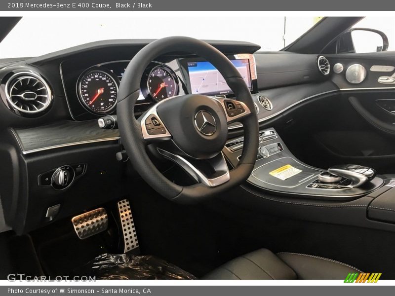 Black / Black 2018 Mercedes-Benz E 400 Coupe