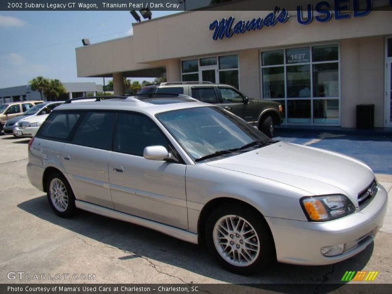 Titanium Pearl / Dark Gray 2002 Subaru Legacy GT Wagon