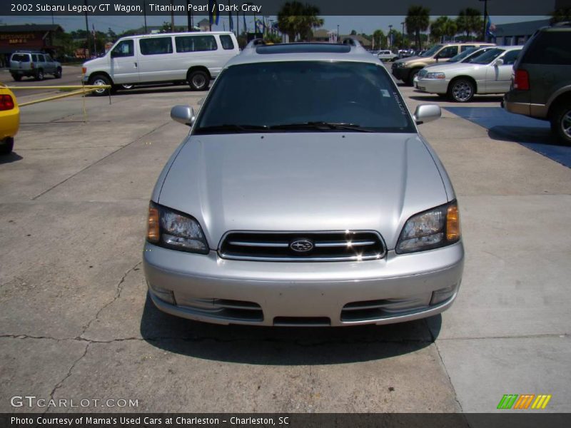 Titanium Pearl / Dark Gray 2002 Subaru Legacy GT Wagon