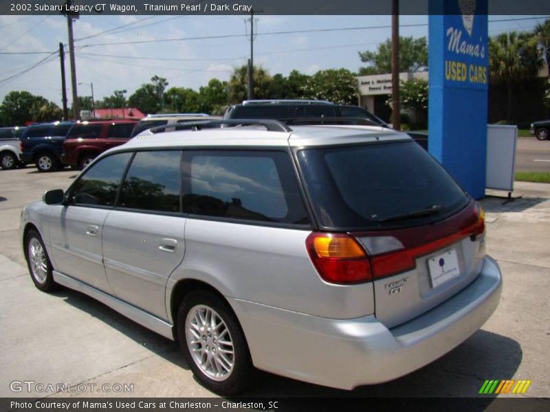 Titanium Pearl / Dark Gray 2002 Subaru Legacy GT Wagon