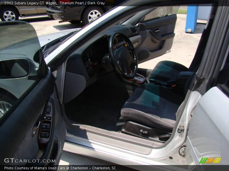 Titanium Pearl / Dark Gray 2002 Subaru Legacy GT Wagon