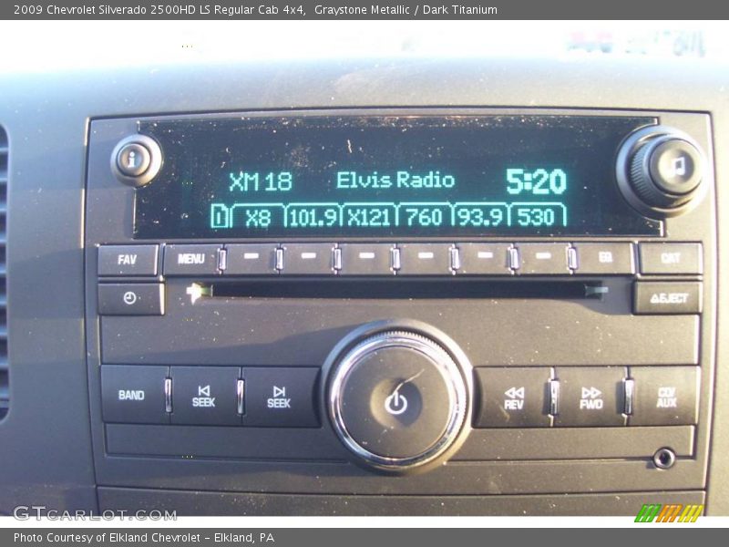 Graystone Metallic / Dark Titanium 2009 Chevrolet Silverado 2500HD LS Regular Cab 4x4