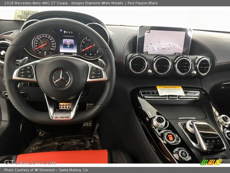 Dashboard of 2018 AMG GT Coupe