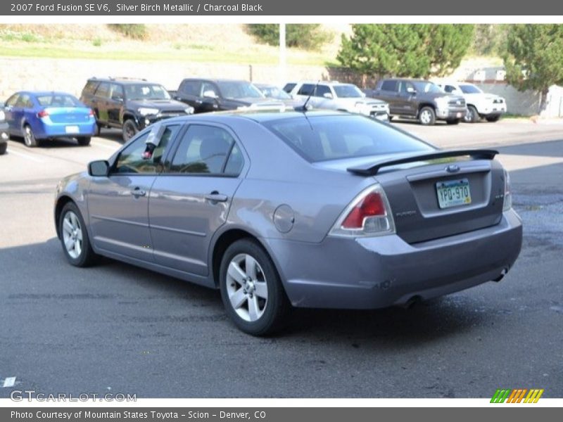 Silver Birch Metallic / Charcoal Black 2007 Ford Fusion SE V6