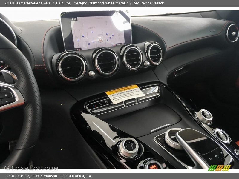 Dashboard of 2018 AMG GT Coupe