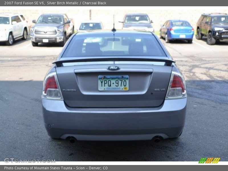 Silver Birch Metallic / Charcoal Black 2007 Ford Fusion SE V6