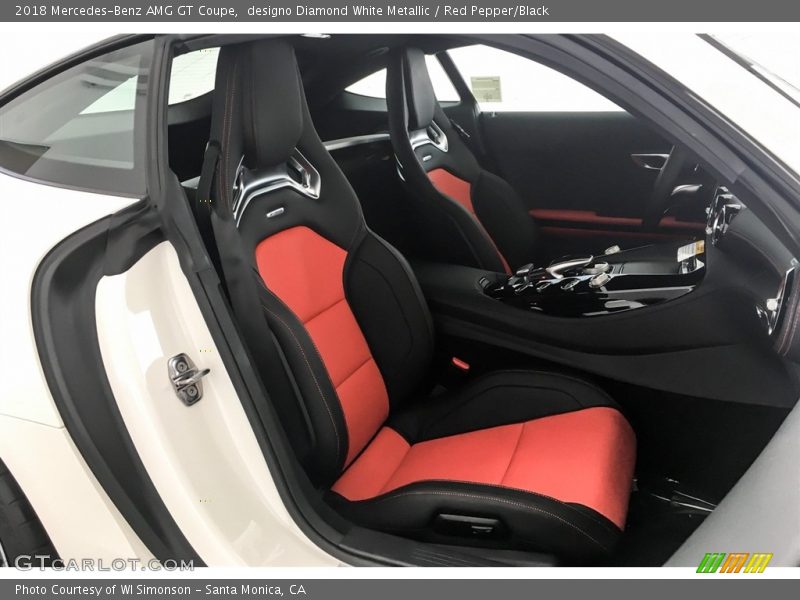 Front Seat of 2018 AMG GT Coupe