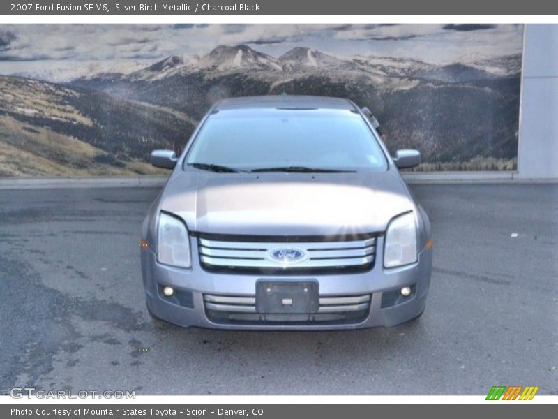 Silver Birch Metallic / Charcoal Black 2007 Ford Fusion SE V6