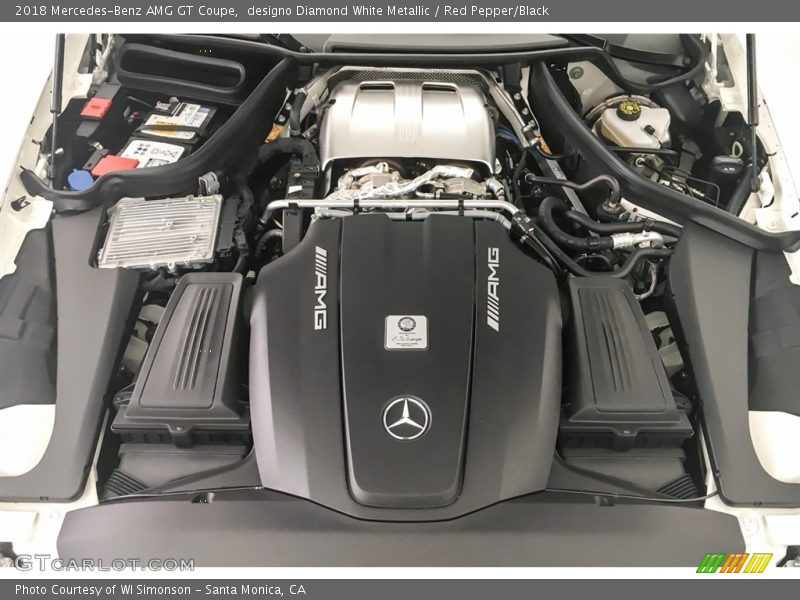  2018 AMG GT Coupe Engine - 4.0 Liter AMG Twin-Turbocharged DOHC 32-Valve VVT V8