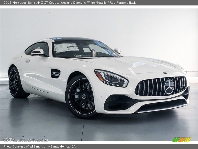 Front 3/4 View of 2018 AMG GT Coupe