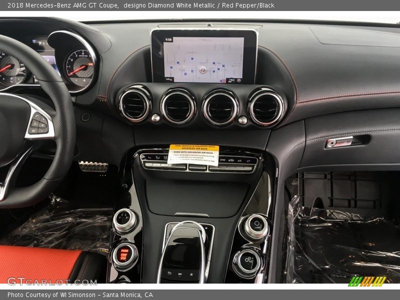 Dashboard of 2018 AMG GT Coupe