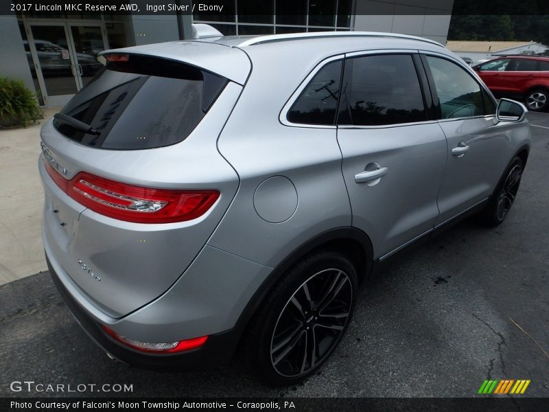 Ingot Silver / Ebony 2017 Lincoln MKC Reserve AWD