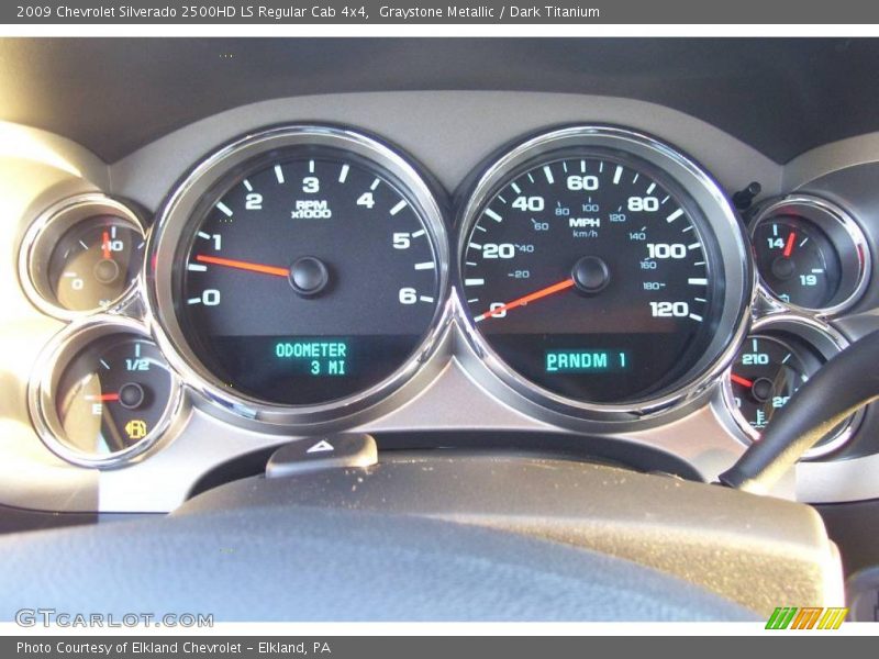 Graystone Metallic / Dark Titanium 2009 Chevrolet Silverado 2500HD LS Regular Cab 4x4