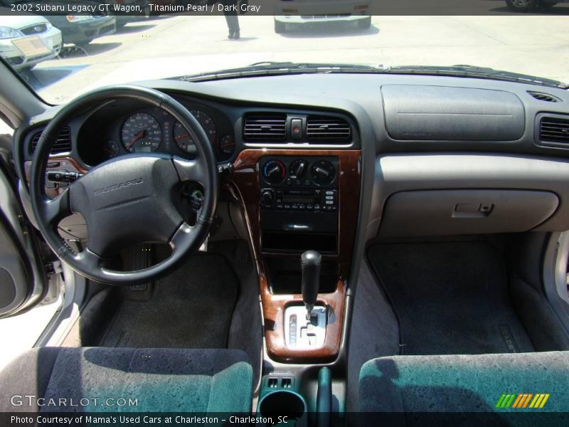 Titanium Pearl / Dark Gray 2002 Subaru Legacy GT Wagon