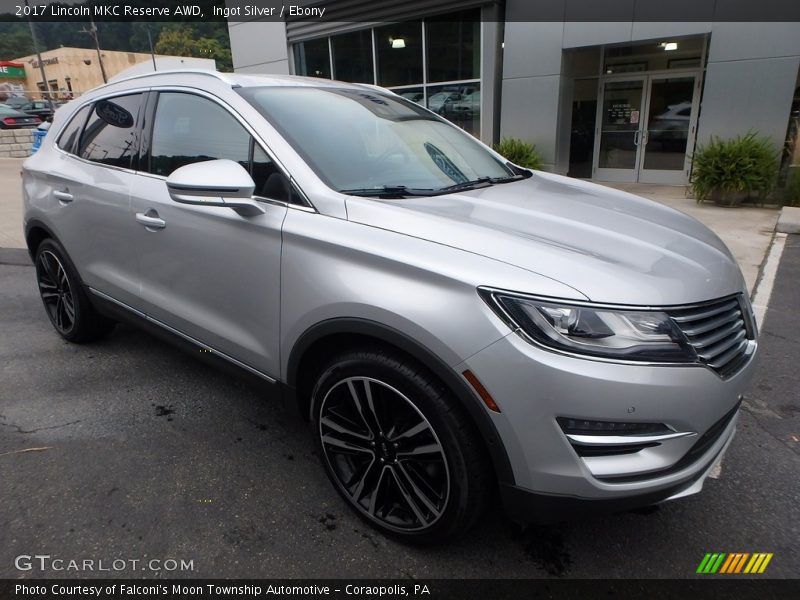 Ingot Silver / Ebony 2017 Lincoln MKC Reserve AWD