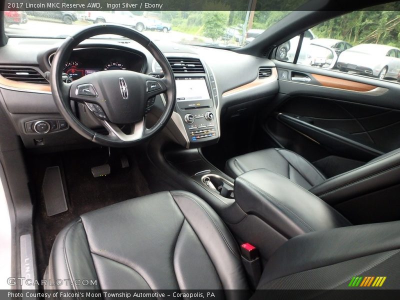 Ingot Silver / Ebony 2017 Lincoln MKC Reserve AWD
