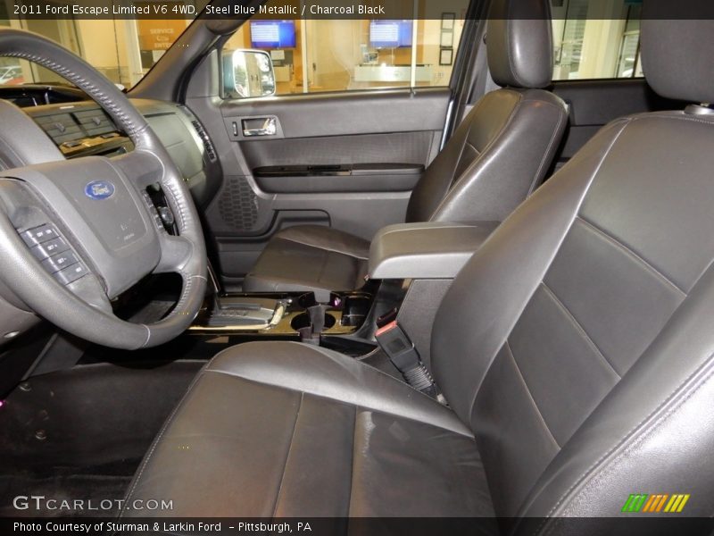 Steel Blue Metallic / Charcoal Black 2011 Ford Escape Limited V6 4WD