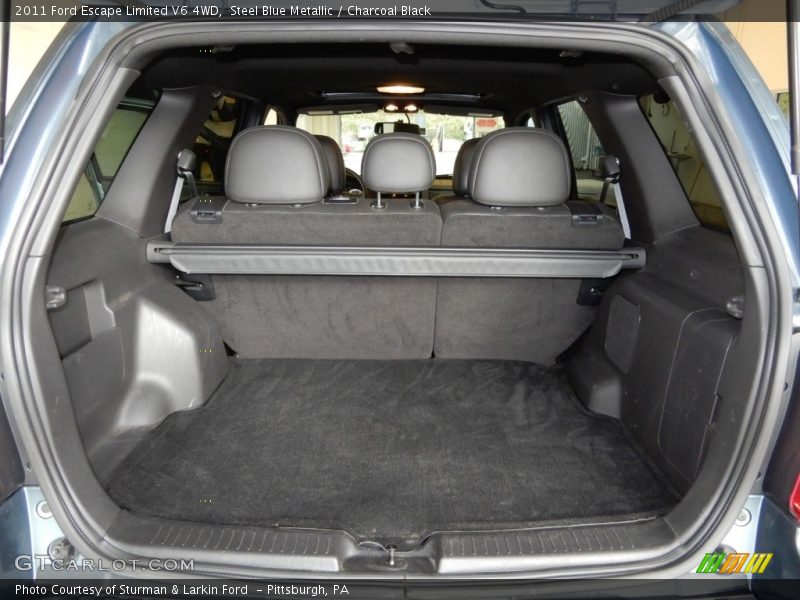 Steel Blue Metallic / Charcoal Black 2011 Ford Escape Limited V6 4WD