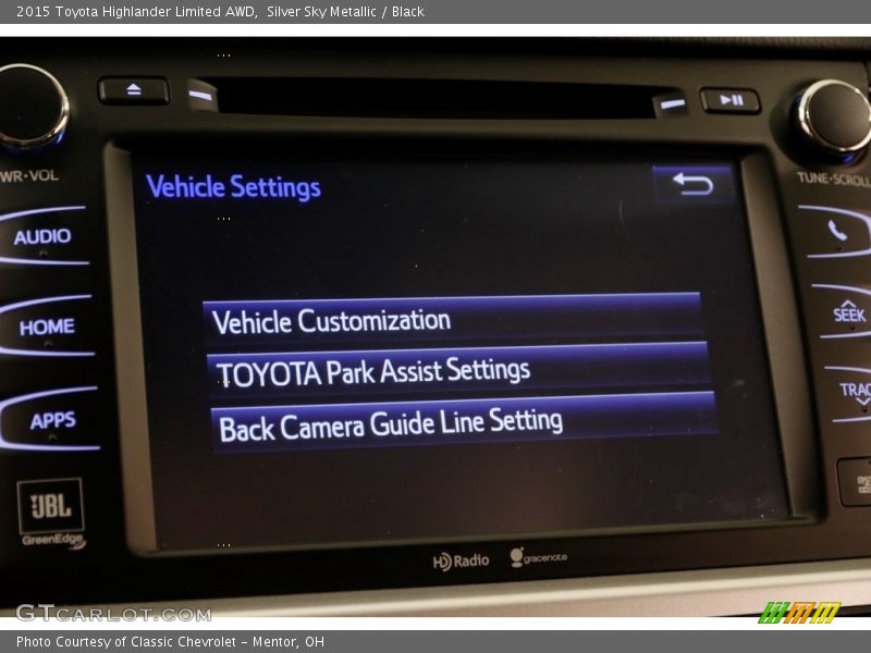 Silver Sky Metallic / Black 2015 Toyota Highlander Limited AWD