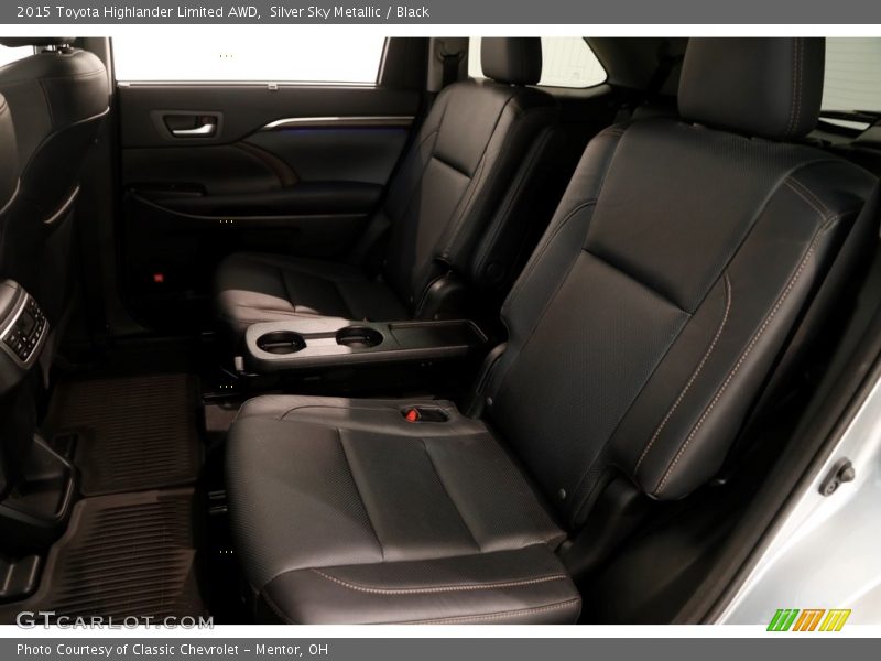 Silver Sky Metallic / Black 2015 Toyota Highlander Limited AWD
