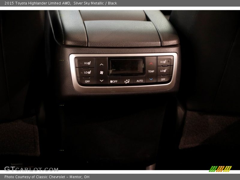 Silver Sky Metallic / Black 2015 Toyota Highlander Limited AWD