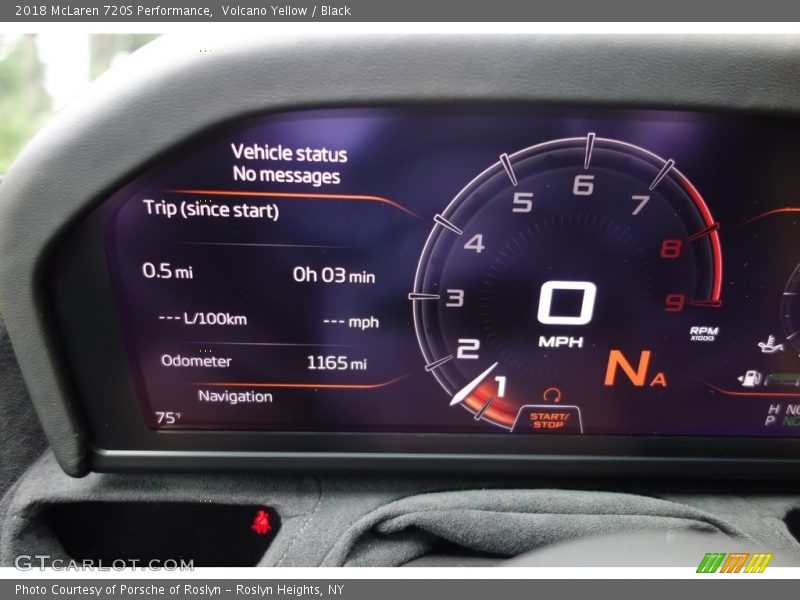  2018 720S Performance Performance Gauges
