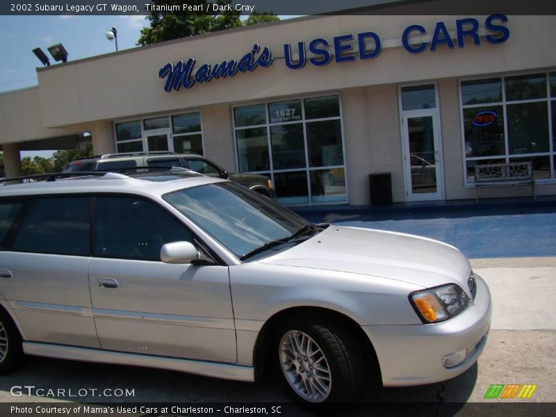 Titanium Pearl / Dark Gray 2002 Subaru Legacy GT Wagon