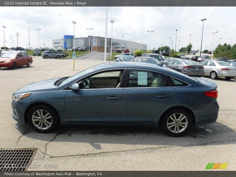 Nouveau Blue / Beige 2016 Hyundai Sonata SE