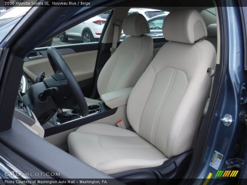 Nouveau Blue / Beige 2016 Hyundai Sonata SE