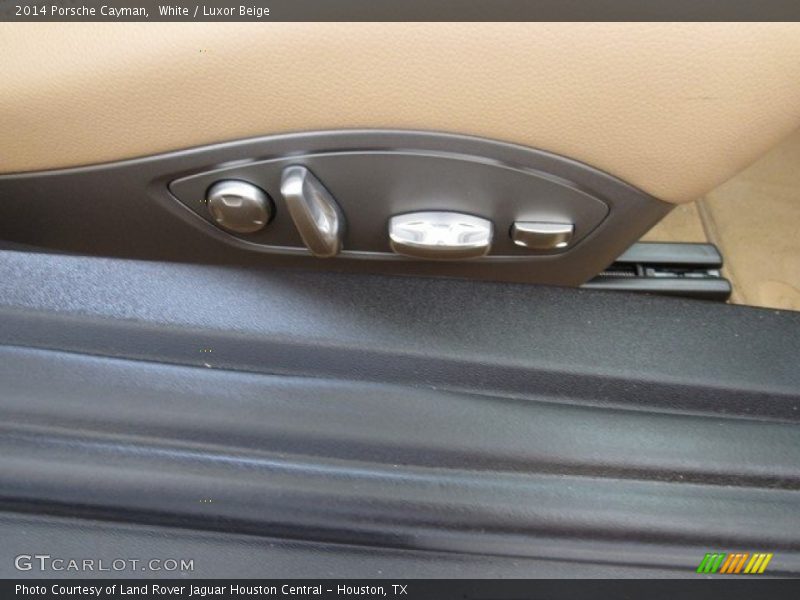 White / Luxor Beige 2014 Porsche Cayman