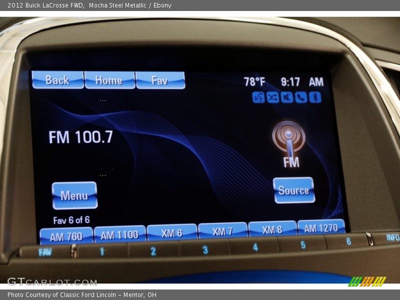 Mocha Steel Metallic / Ebony 2012 Buick LaCrosse FWD