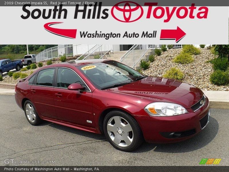 Red Jewel Tintcoat / Ebony 2009 Chevrolet Impala SS