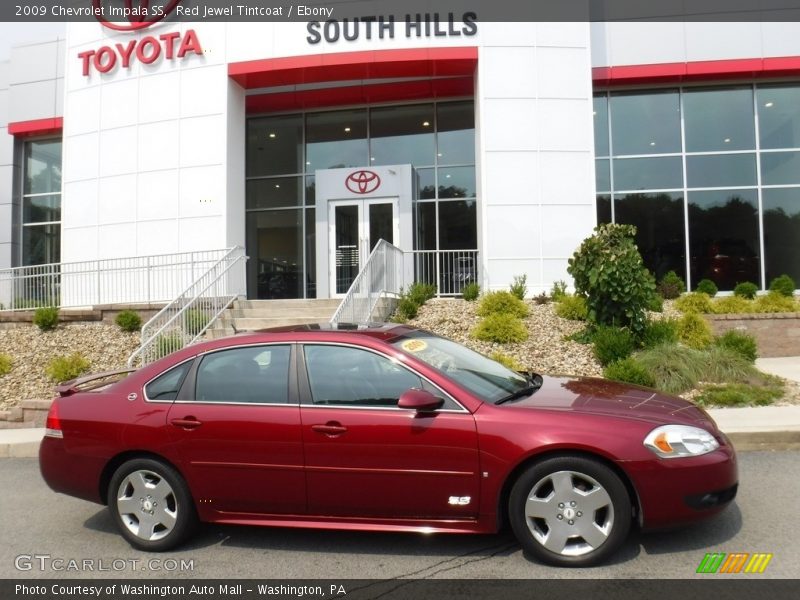 Red Jewel Tintcoat / Ebony 2009 Chevrolet Impala SS