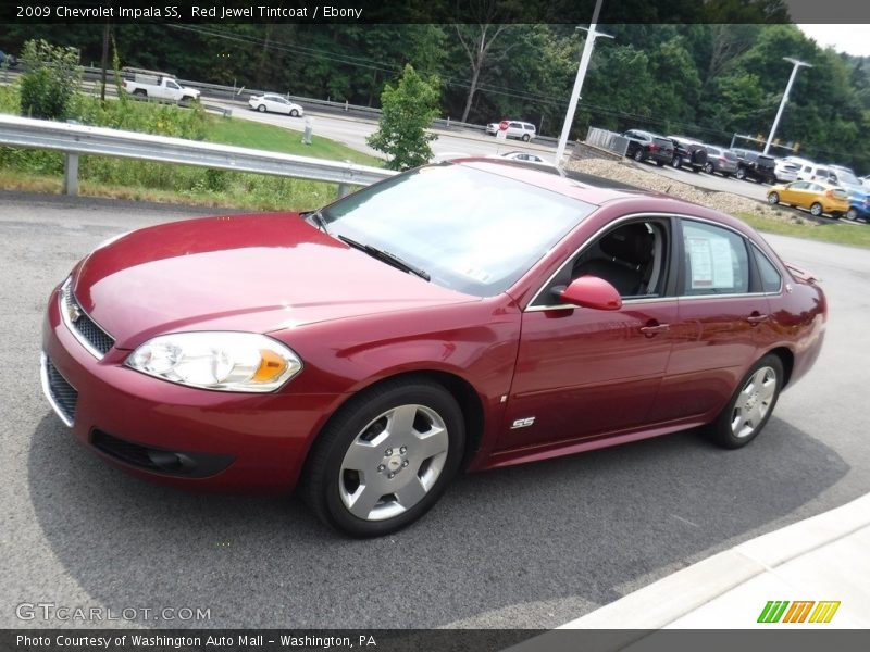 Red Jewel Tintcoat / Ebony 2009 Chevrolet Impala SS