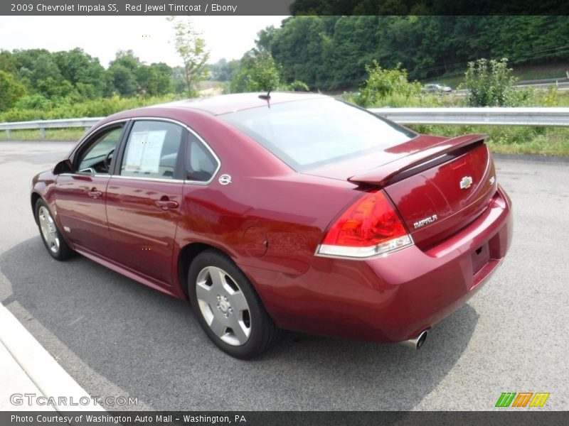 Red Jewel Tintcoat / Ebony 2009 Chevrolet Impala SS