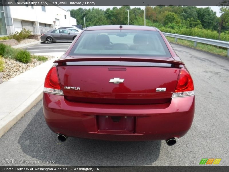 Red Jewel Tintcoat / Ebony 2009 Chevrolet Impala SS