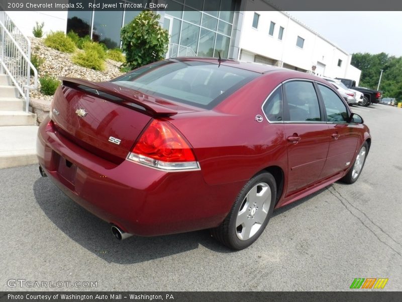 Red Jewel Tintcoat / Ebony 2009 Chevrolet Impala SS