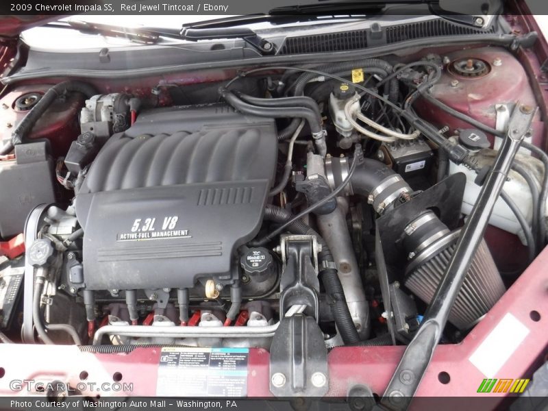 Red Jewel Tintcoat / Ebony 2009 Chevrolet Impala SS