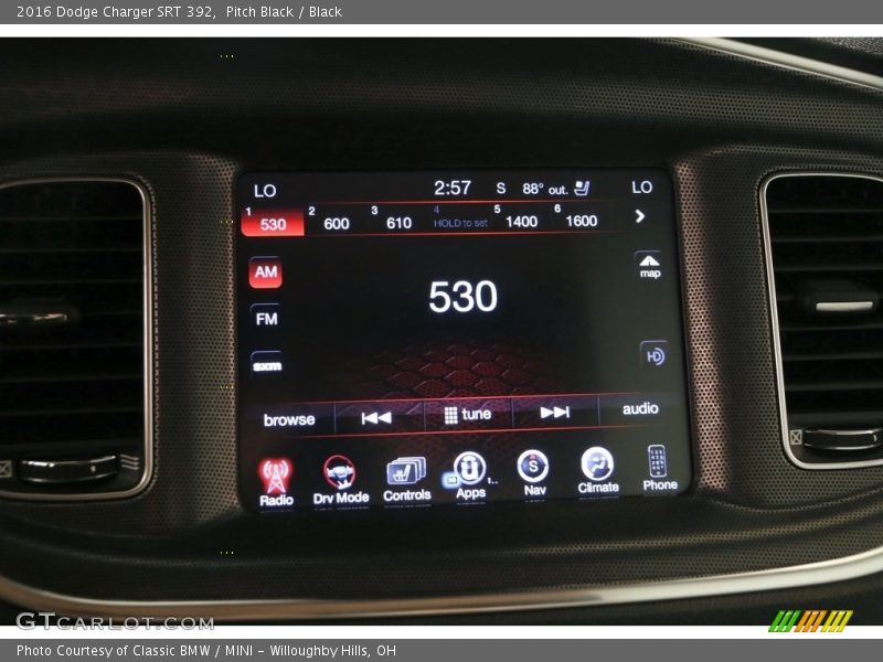 Pitch Black / Black 2016 Dodge Charger SRT 392