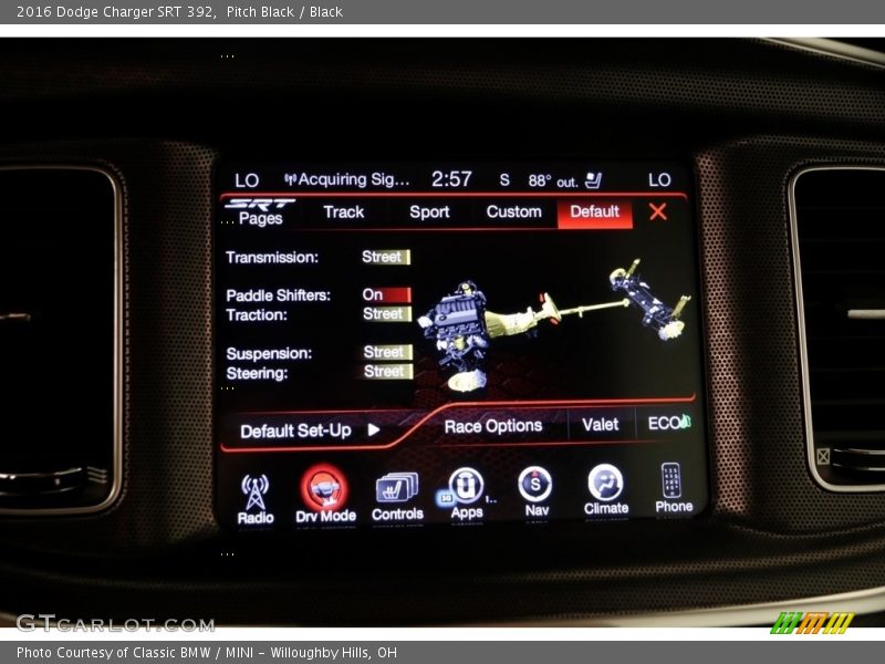 Pitch Black / Black 2016 Dodge Charger SRT 392