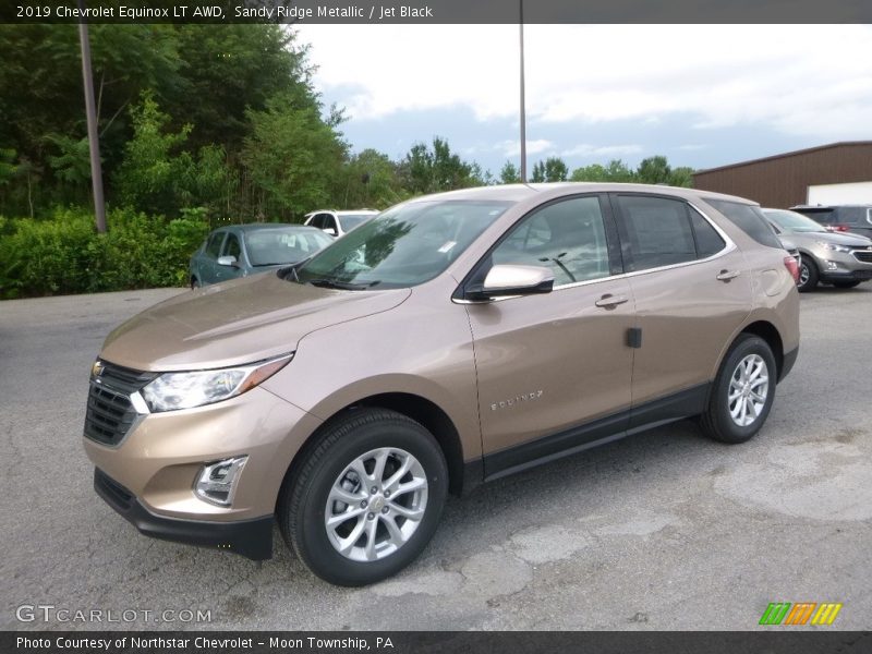 Sandy Ridge Metallic / Jet Black 2019 Chevrolet Equinox LT AWD