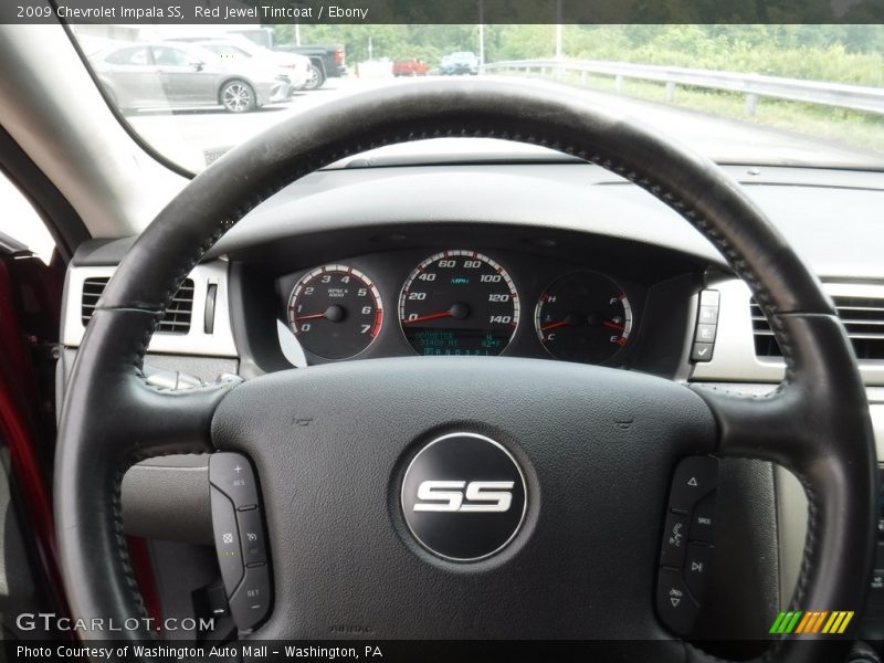 Red Jewel Tintcoat / Ebony 2009 Chevrolet Impala SS