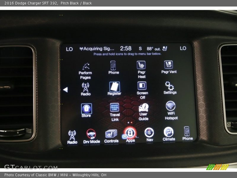 Pitch Black / Black 2016 Dodge Charger SRT 392